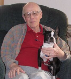 Ken Westman and his beloved dog, Snoopy.