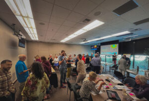 Nonprofit members gather for an NPI training course